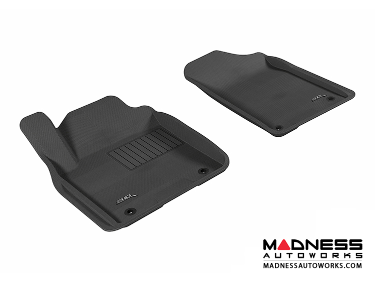 Infiniti QX80/ QX56 Floor Mats (Set of 2) - Front - Black by 3D MAXpider